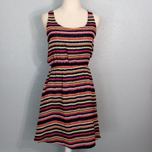 Vanity Rockin Reversible Stripes or Polka Dot Dress Size S - Picture 2 of 8
